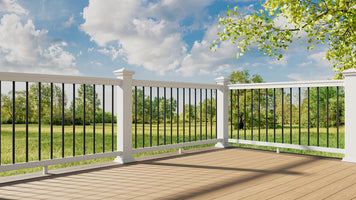 Countryside Stair Section with Aluminum Balusters image